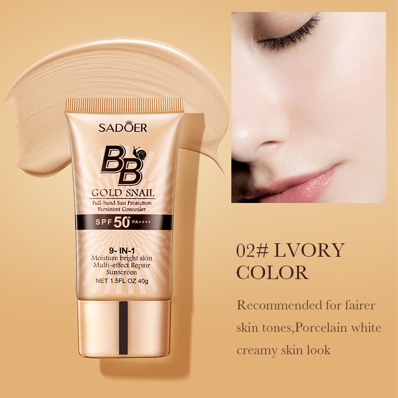 사도어 골드 스네일 선스크린 비비크림 파운데이션 컨실러 - Spf 50 Sunscreen 리뷰 및 가격