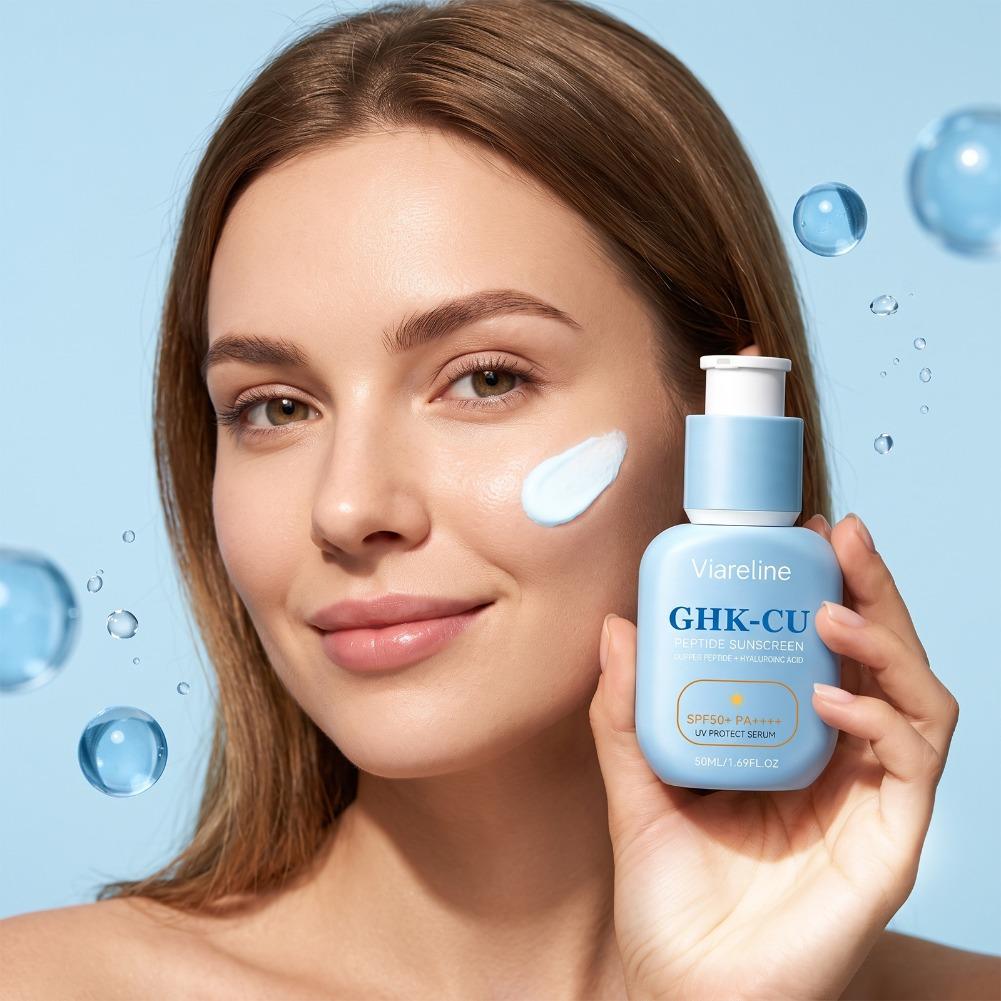 50ml GHK-Cu 펩타이드 선스크린 구리 히알루론산 - Spf 50 Sunscreen 리뷰 및 가격