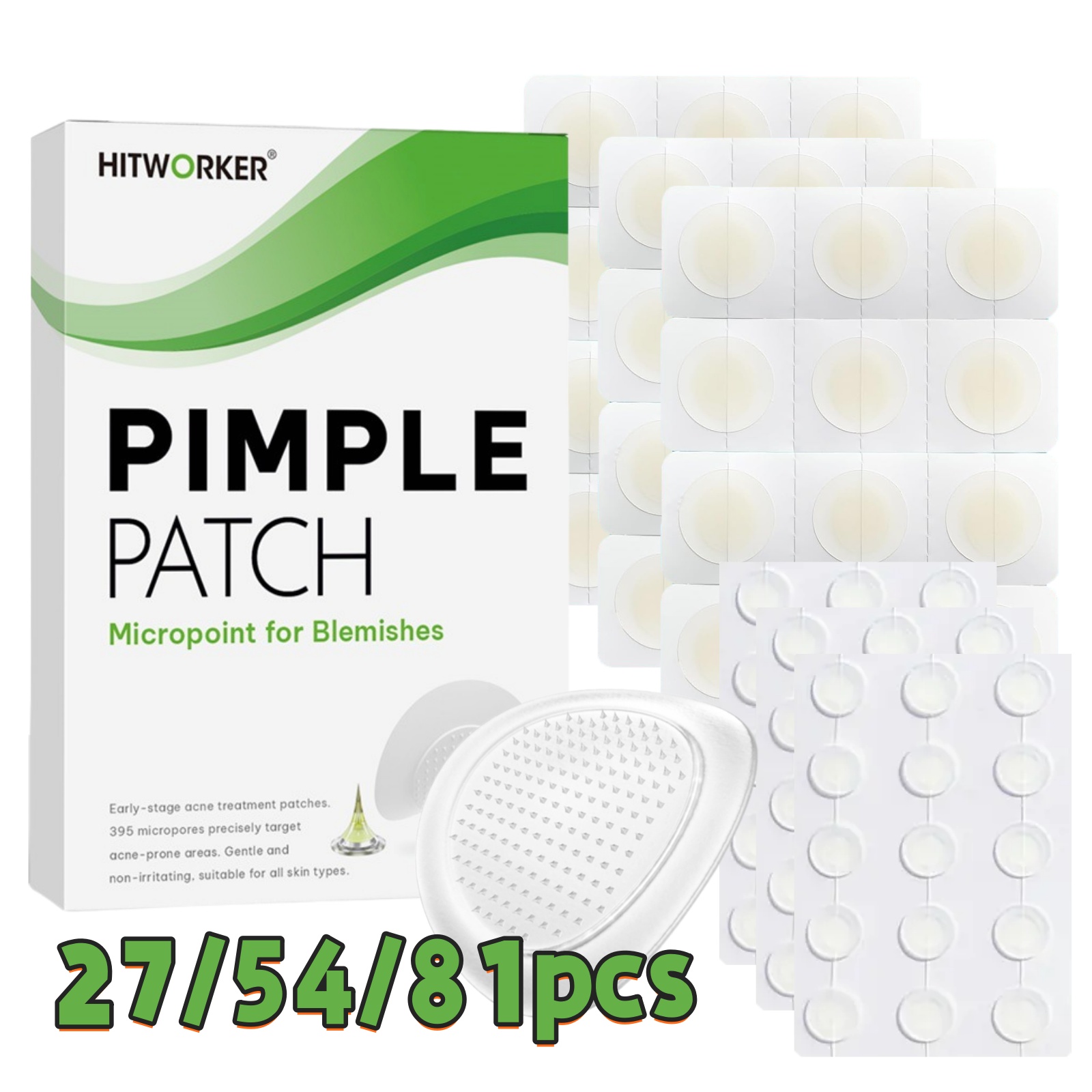 27/54/81개입 히트워커 여드름 패치 - 살리실산, - Skincare Salicylic Acid 리뷰 및 가격