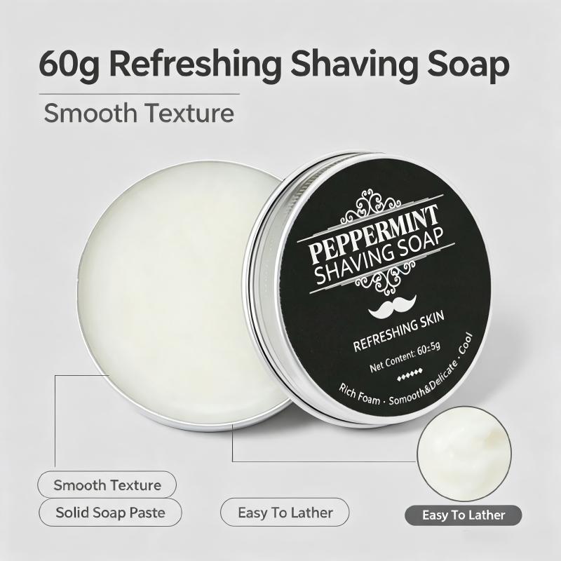 2026 쿨 민트 페퍼민트 쉐이빙 비누 60g 풍부한  - Skincare Barber Daily 리뷰 및 가격